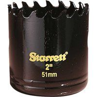 Starrett Tungsten Carbide Tipped Hole Saw - CT200 Deep Cut Holesaw Cutter - For Wood Suspended Flooring Reinforced Concrete & Fibreglass - 51MM