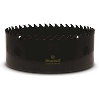 Starrett Tungsten Carbide Tipped Hole Saw - CT434 Deep Cut Holesaw Cutter - For Wood Suspended Flooring Reinforced Concrete & Fibreglass - 121MM