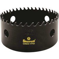 Starrett Tungsten Carbide Tipped Hole Saw CT378, 98mm, Deep Cut for Wood, Concrete & Fibreglass