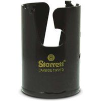 Starrett Tungsten Carbide Tipped Holesaw - MPH0134 Multi Purpose Cut TCT Hole Saw Cutter - For Wood MDF Plastics Ceramic Wall Tiles - 44mm