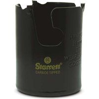 Starrett Tungsten Carbide Tipped Holesaw - MPH0200 Multi Purpose Cut TCT Hole Saw Cutter - For Wood MDF Plastics Ceramic Wall Tiles - 51mm