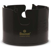 Starrett Tungsten Carbide Tipped Holesaw - MPH0338 Multi Purpose Cut TCT Hole Saw Cutter - For Wood MDF Plastics Ceramic Wall Tiles - 86mm