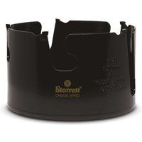 Starrett Tungsten Carbide Tipped Holesaw - MPH0400 Multi Purpose Cut TCT Hole Saw Cutter - For Wood MDF Plastics Ceramic Wall Tiles - 102mm