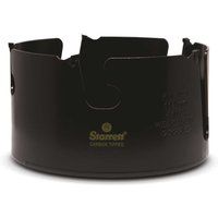 Starrett Tungsten Carbide Tipped Holesaw - MPH0412 Multi Purpose Cut TCT Hole Saw Cutter - For Wood MDF Plastics Ceramic Wall Tiles - 114 mm,Black,Yellow