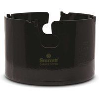 Starrett Tungsten Carbide Tipped Holesaw - MPH0378 Multi Purpose Cut TCT Hole Saw Cutter - For Wood MDF Plastics Ceramic Wall Tiles - 98mm