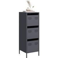 Highboard Anthracite 39x35x103.5 cm Steel