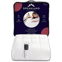 Dreamland Snowed In Cotton Electric Mattress Protector