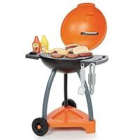 Little Tikes Sizzle /'n Serve Grill - Interactive Playset for Kids - With 12 Accessories and Wheels for Easy Moving