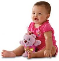 V Tech Little Singing Bear Pink 3 - 18 Months - NEW* VTech Singing Bear Pink