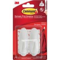 Command Damage Free Medium Hooks 2 Pack - 17081 UKN