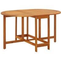 Garden Table 130x90x72 cm Solid Acacia Wood
