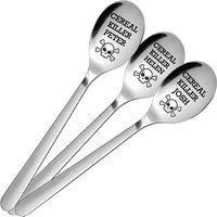 Personalised 'Cereal Killer' Stainless Steel Spoon - Up To 20 Characters