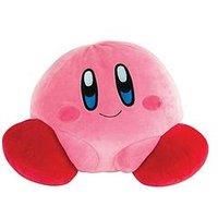 Club Mocchi Mocchi TOMY Kirby Mega Heart Plush Toy 38cm by Nintendo, Super Soft Cushion, Bedroom Accessories for Collectors as well as Girls and Boys from 3 Years old