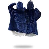 Hugg And Snug Kids Blanket Hoodie In 5 Colours - Black