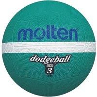 Molten Green Rubber Dodgeball (Green - Size 3), One Size