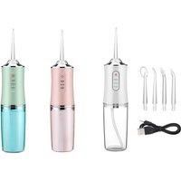Rechargeable Electric Water Flosser For Deep Cleaning, Gum Care & Travel - 4 Nozzle Pack, Ipx7 Waterproof Oral Irrigator