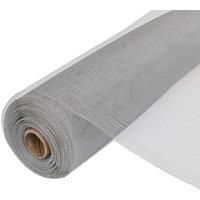 Mesh Screen Aluminium 100x500 cm Silver