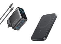 Anker Laptop Charger (140W, 4-Port, PD 3.1) with USB-C Cable + Anker MagGo Power Bank (10K, Slim)