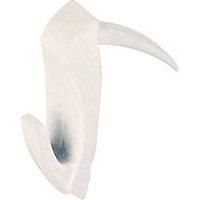 Cobra -  WallBiter White Multi-Material Hook Pack of 4