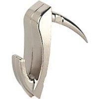 Cobra WallBiter - Universal Hammer-in Plasterboard Wall Hook (Nickel - 4 Pack)