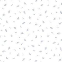 KB25622 - Kitchen Style 3 Leaf Sprigs Blue White Galerie Wallpaper