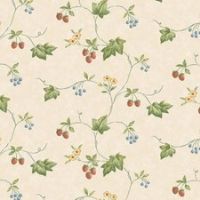 KE29900 - Kitchen Style 3 Leafy Fruit Trail Multicoloured Galerie Wallpaper