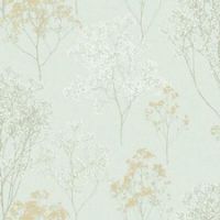 FH37511 - Homestyle Flowering Trees Yellow White Green Galerie Wallpaper