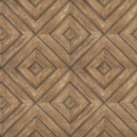 FH37512 - Homestyle Natural Wooden Tile Effect Rich Brown Galerie Wallpaper