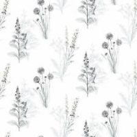 AB42443 - Abby Rose 4 Flora Flowers Grey Black Galerie Wallpaper