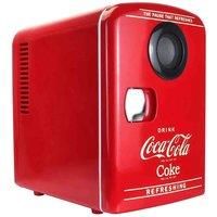 Koolatron    Europe 4L Coca Cola Mini Fridge with Wireless Speaker - Red Red 10.5cm H X 7.25cm W X 23.49cm D