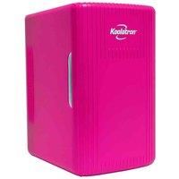 Koolatron Retro Mini Fridge For Bedrooms 6L Small 8 Can Table Top 12V Portable Cooler Warmer Refrigerator Quiet Fridges For Skincare Food Drinks Kids Home Car & Travel White