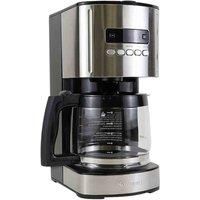 Kenmore 12-Cup Drip Coffee Maker Machine, 1.8L Programmable Filter Coffee Machine with Timer, Fast Brewing Technology, Reusable Filter, Glass Carafe, Digital Display, Charcoal Water Filter,Black