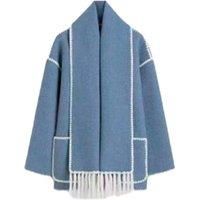Winter Coat With Scarf For Women In 4 Sizes And 8 Colours - Khaki