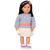 Our Generation Doll W/ Pink Pleated Skirt, Mei