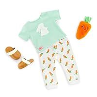 Our Generation Bedtime Bunny Pyjama Outfit for 46cm Boy Dolls
