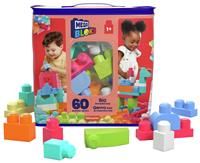 MEGA BLOKS Big Building Bag building set with 60 big and colorful building bl...