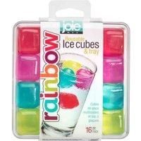 Joie Kitchen Gadgets 29195 Reusable Ice Cubes and Tray Rainbow, Plastic