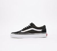 Vans Womens Old Skool Trainer - Black / White / White - Size 5