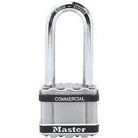 Master Lock Excell Laminated Steel Weatherproof Long Shackle Padlock 51mm (220KH)