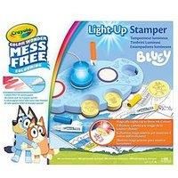 CRAYOLA Bluey Color Wonder Magic Light-Up Stamper | Includes 10 Bluey Stamps, 3 Markers, Stickers & 18 Colouring Pages | Magic Colouring Fun for Kids Ages 3+