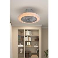 20-inch Acrylic Ceiling Mount LED Fan Light