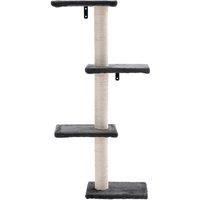 Cat Tree Set with Hammock and Jumping Platform