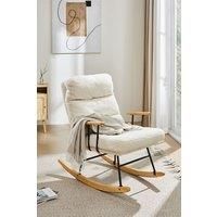 Sherpa Upholstered Adjustable Rocking Chair