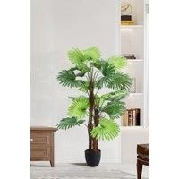 1.2m H Artificial Palm Tree Potted Plant for Decoration