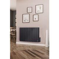 1800W Heating Radiator Pianoforte with LED Screen and Timer Black