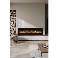 50 Inch Electric Fireplace with Remote 12 Flame Colors 1500W