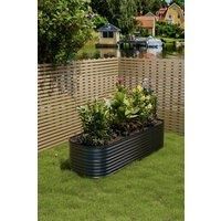 Galvanized Steel Flower & Plant Raised Garden Bed