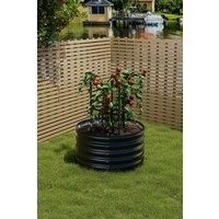 Round Galvanized Steel Plant Raised Garden Bed