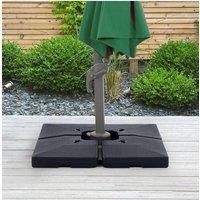 Fillable Cantilever Umbrella Stand Set