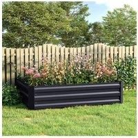 Galvanized Steel Raised Garden Bed Planter Box